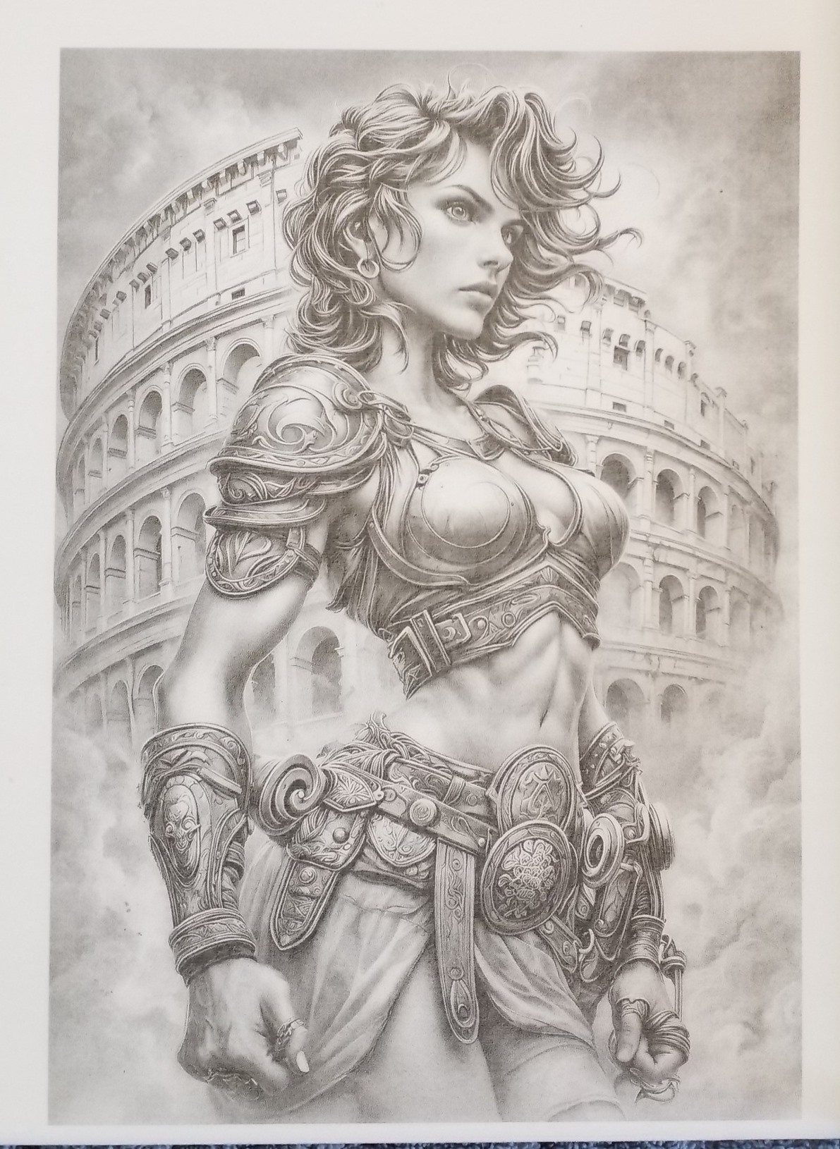 DithX Woman Warrior Engraving